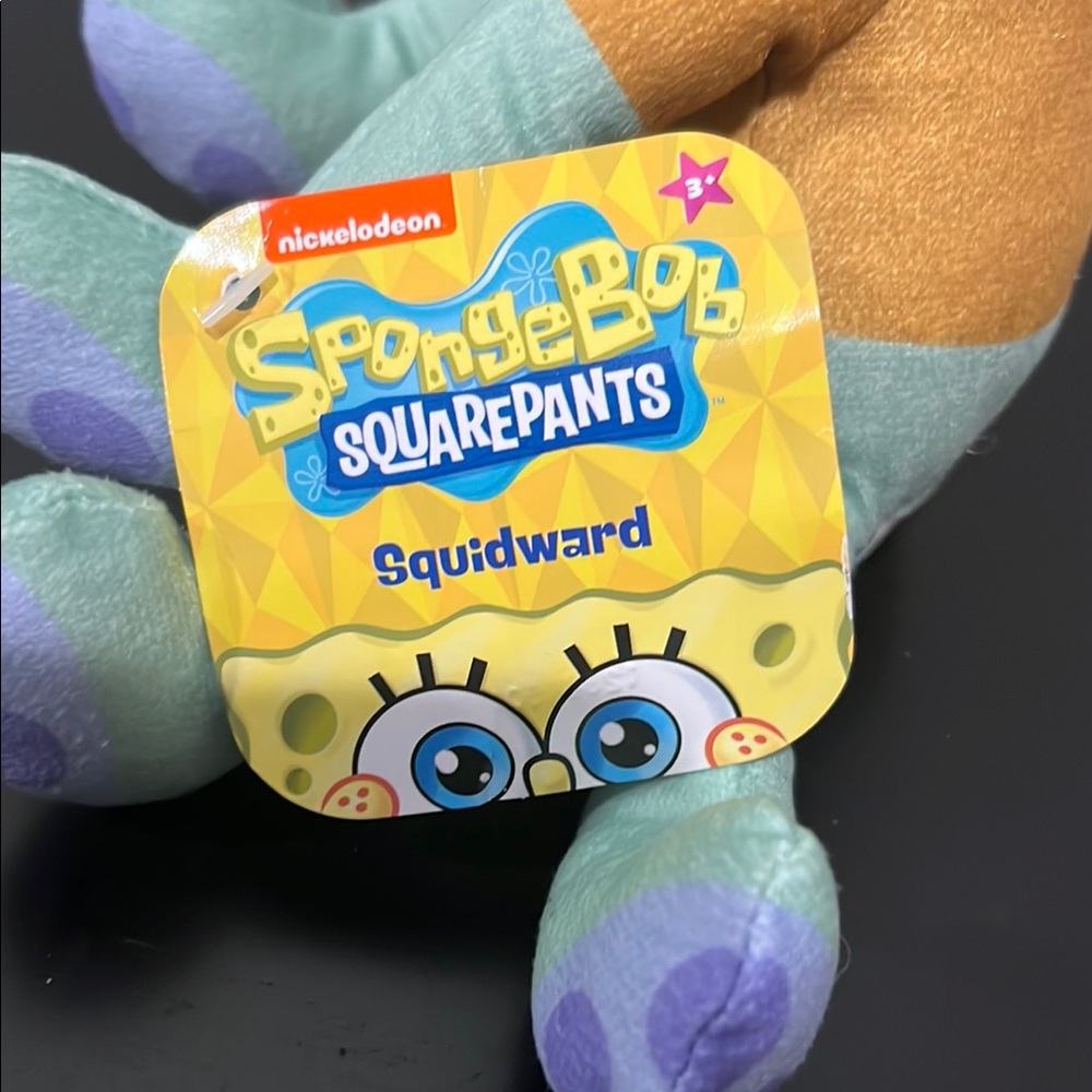 Squidward Plush Toy 10 inch tall SpongeBob SquarePants Just Play NWT - Picture 3 of 4